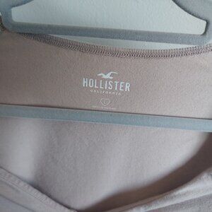 Hollister Large Women’s Short Sleeve Crop Top Tank Ruched Shirt